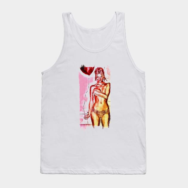 Balloon Girl Tank Top by Babetees